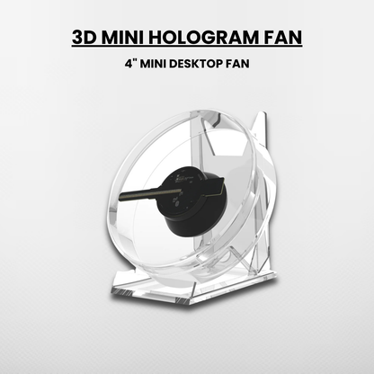 Navoss - 3D Mini Holographic Desktop Fan