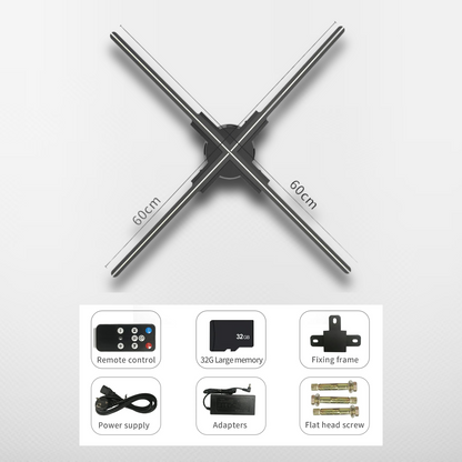 Navoss - 23" 3D Advertising Hologram Fan