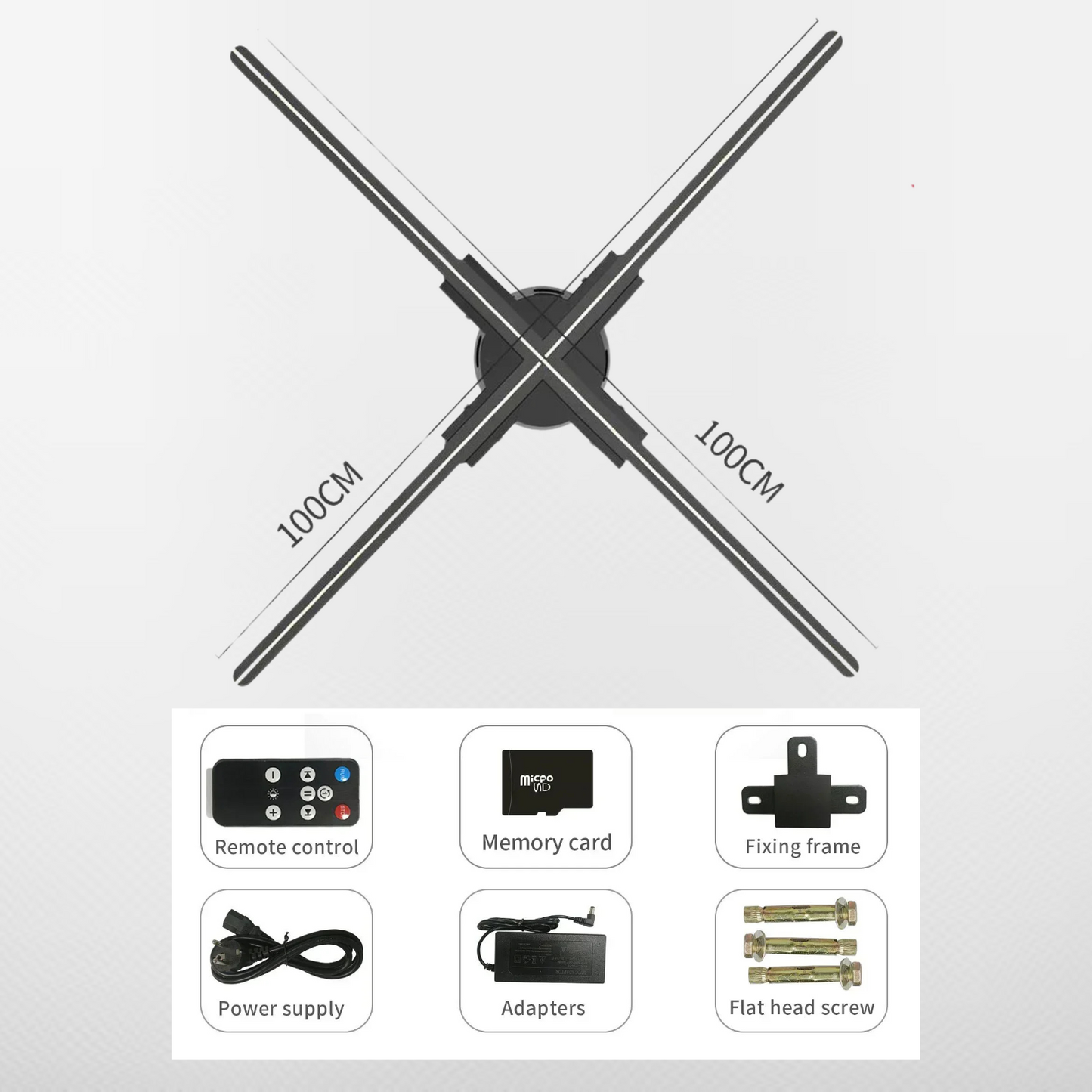 Navoss - 39" 3D Advertising Hologram Fan