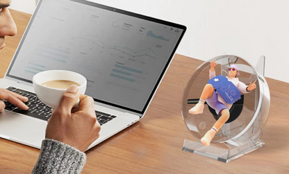 Navoss - 3D Mini Holographic Desktop Fan